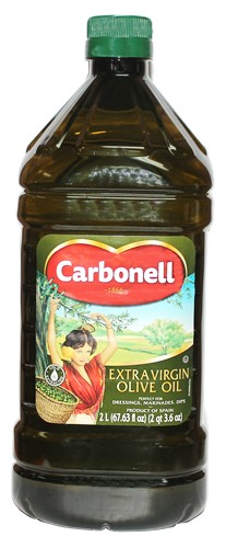 Carbonell extra virgin  olive oil  .  2 L (67.63 oz) Container